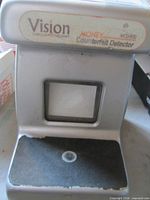 Front view of Vision MCD-900 counterfeit detector