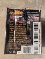 Front and side of in-Lite transformer box with wattage and usage details visible