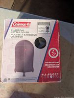 Coleman charcoal kettle cover retail box