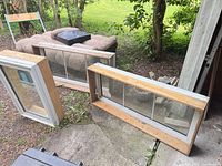 All three Newmar vinyl slider windows showing varying sizes