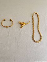 Group shot showing all three jewellery items