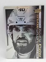 Front view of Henrik Zetterberg Platinum Profiles SS-7 card in sleeve