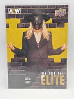 Front of 2023 Upper Deck AEW Julia Hart AE-1 card