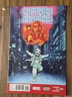 Front cover showing Captain Marvel #11.