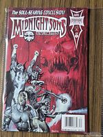 Front cover of Midnight Sons Unlimited #4 in protective bag