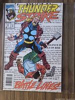 Front cover showing Thunderstrike #11 details and artwork