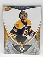 Front of Tuukka Rask 2007-08 Upper Deck Rookie Class card