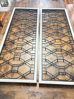 both wall panels full view showing design and frame