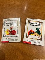 Front covers of both Beanie Baby Handbook editions