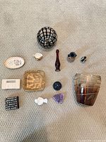 All items laid out showing variety and condition