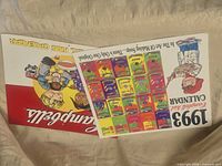 Two calendars overlapped showing front and back covers