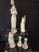 All five pieces staged together showing relative sizes