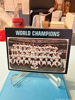 Front of 1971 Topps team card showing Orioles team photo and World Champions heading