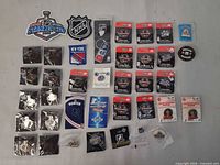 Full layout of all pins, patches and keychains