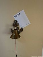 Front view showing anchor mount and bell