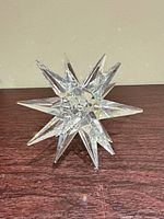Full view of crystal starburst showing overall form and spikes