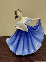 Front view of Royal Doulton Elaine figurine