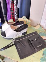 Wristlet and sandals overview
