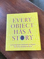 Front cover of 'Every Object Has a Story' hardcover