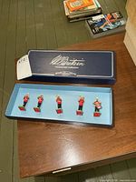 Closed Britains Ceremonial Collection box with five figures displayed in tray