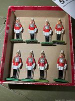 Box showing all eight Britains Life Guards figures
