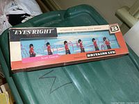 Full view of Britains "Eyes Right" box front with figures visible