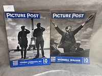Front covers of both Picture Post issues