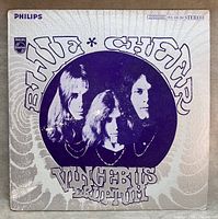 Front cover showing album title, band name and artwork