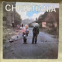 Front sleeve with title Christiania and street image