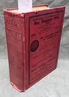 Front cover and spine showing title, year and advertising graphics