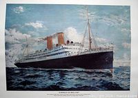 Full view of the Empress of Ireland poster showing entire print