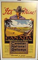 Front view of full reproduction poster showing artwork and text