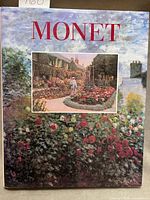 Front cover of Monet book with dust jacket