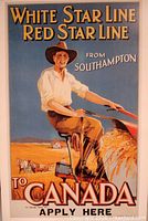 Full view of the reproduction travel poster