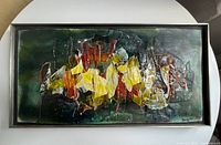 front view showing full artwork and signature
