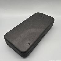 Closed black DJI foam case top view