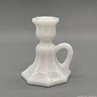 Front view showing handle and octagonal base