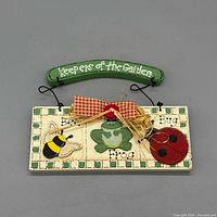 Front view showing full sign and design