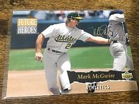Front of card showing image, FUTURE HEROES logo, name panel, autograph visible