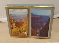 Front of presentation box showing two Grand Canyon images