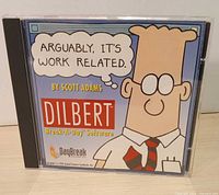 Front view of jewel case showing Dilbert artwork and title