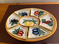 Set assembled showing all eight pieces fitted together
