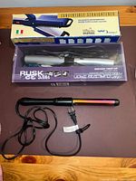 Both styling tools with boxes and cords visible