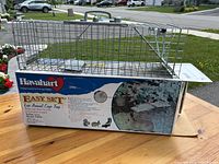 Trap on original box showing brand and model