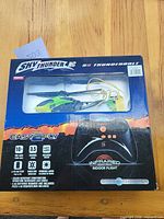 Box front showing Sky Thunder S5 Thunderbolt RC helicopter details