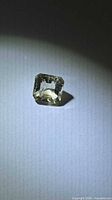 top view of yellow octagon scapolite