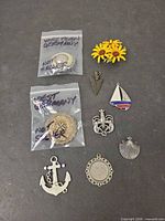 group shot of all nine jewellery pieces