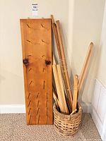 board, basket and slats grouped