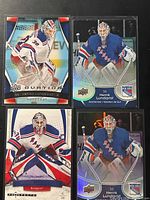 Overview of all four Henrik Lundqvist cards
