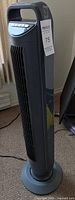Front view of Seville Classics tower fan